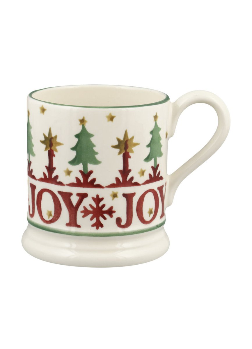 Christmas Joy Set Of 2 1/2 Pint Mugs Boxed - RUTHERFORD & Co