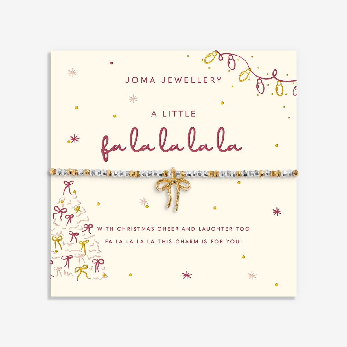 Christmas Little Stories 'Fa La La La La' Bracelet - RUTHERFORD & Co