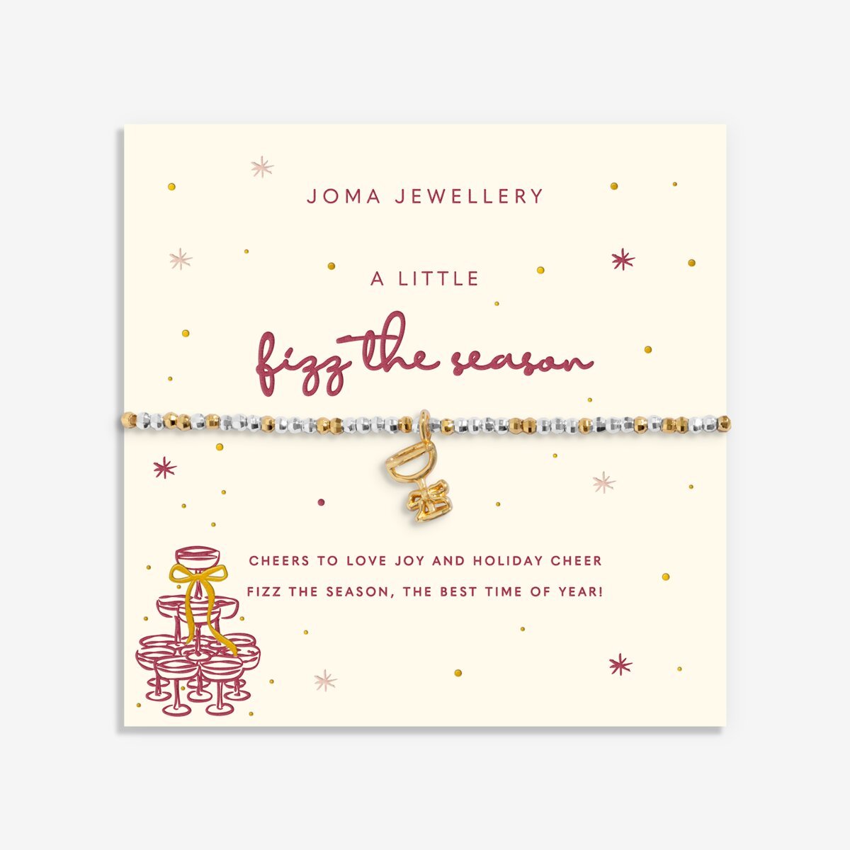 Christmas Little Stories 'Fizz the Season' Bracelet - RUTHERFORD & Co