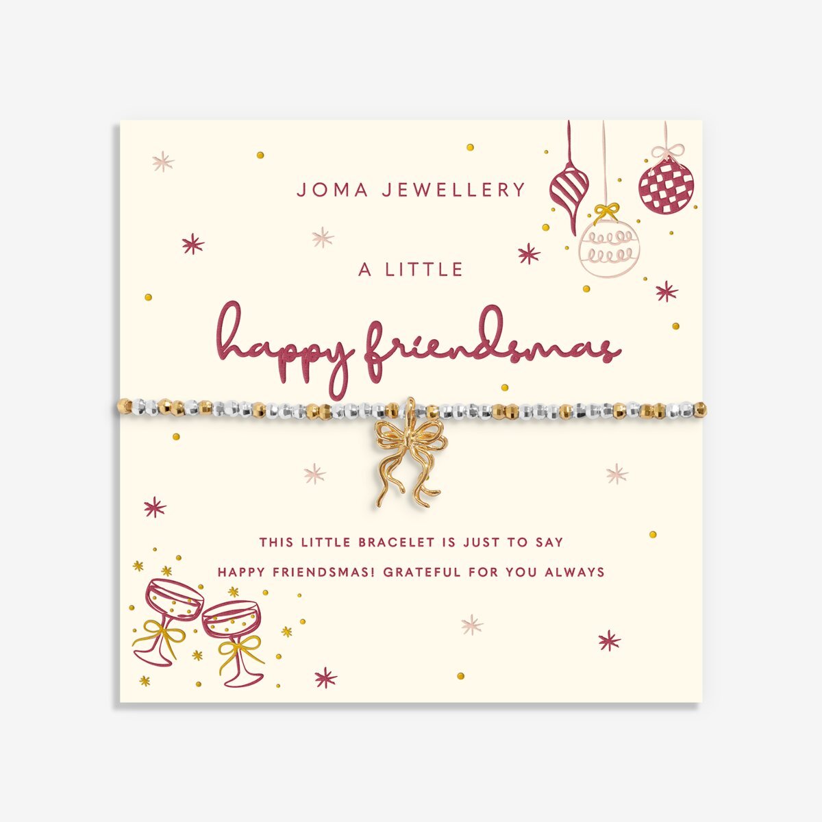 Christmas Little Stories 'Happy Friendmas' Bracelet - RUTHERFORD & Co