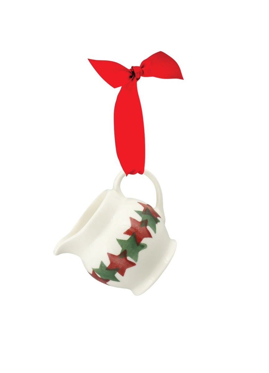 Christmas Stars Tiny Jug Decoration Boxed - RUTHERFORD & Co