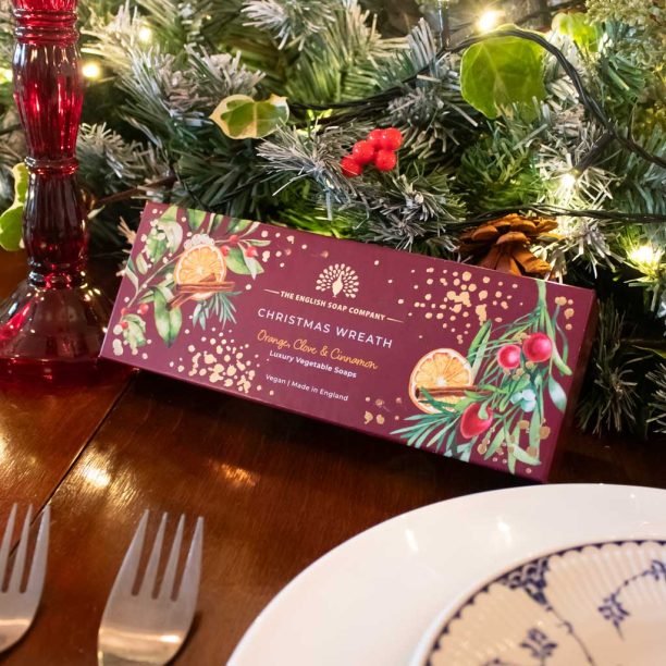 Christmas Tidings Triple Soap Gift Box - RUTHERFORD & Co