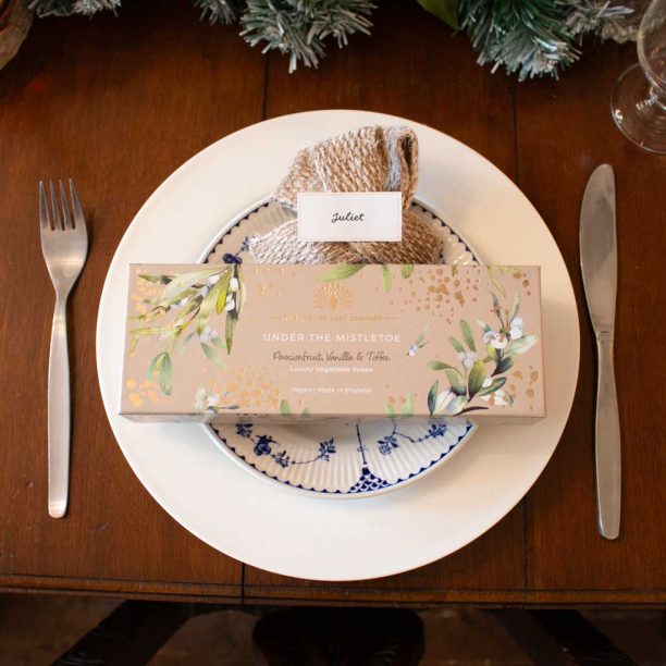 Christmas Tidings Triple Soap Gift Box - RUTHERFORD & Co