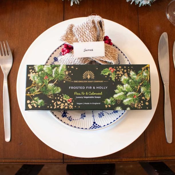 Christmas Tidings Triple Soap Gift Box - RUTHERFORD & Co