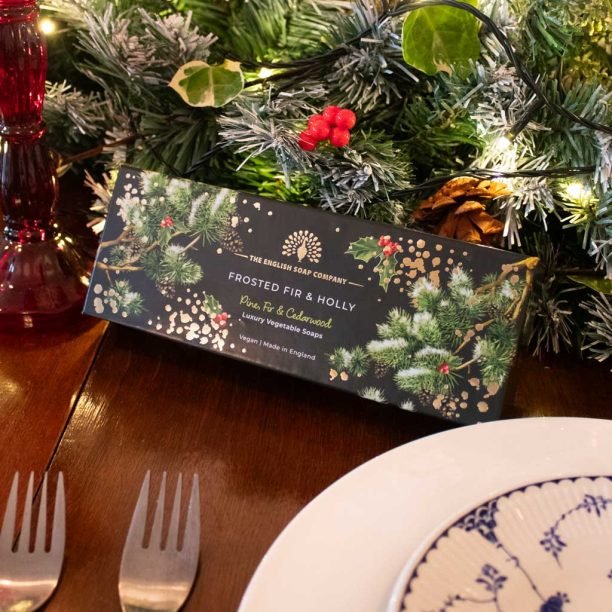 Christmas Tidings Triple Soap Gift Box - RUTHERFORD & Co