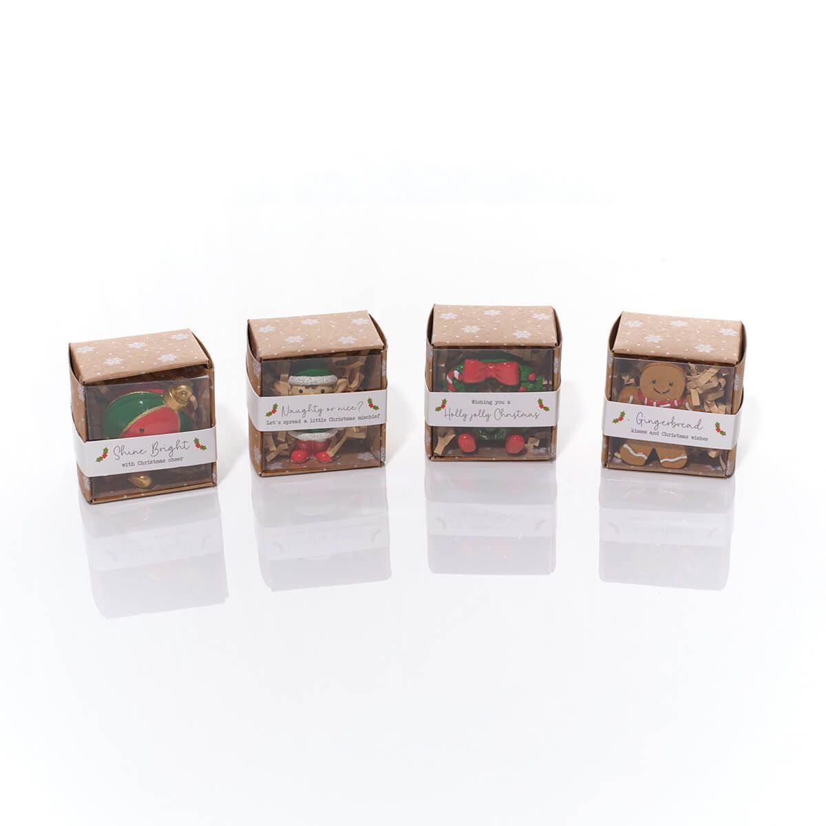 Christmas Tiny World Resin Elf Keepsake With Gift Box - RUTHERFORD & Co