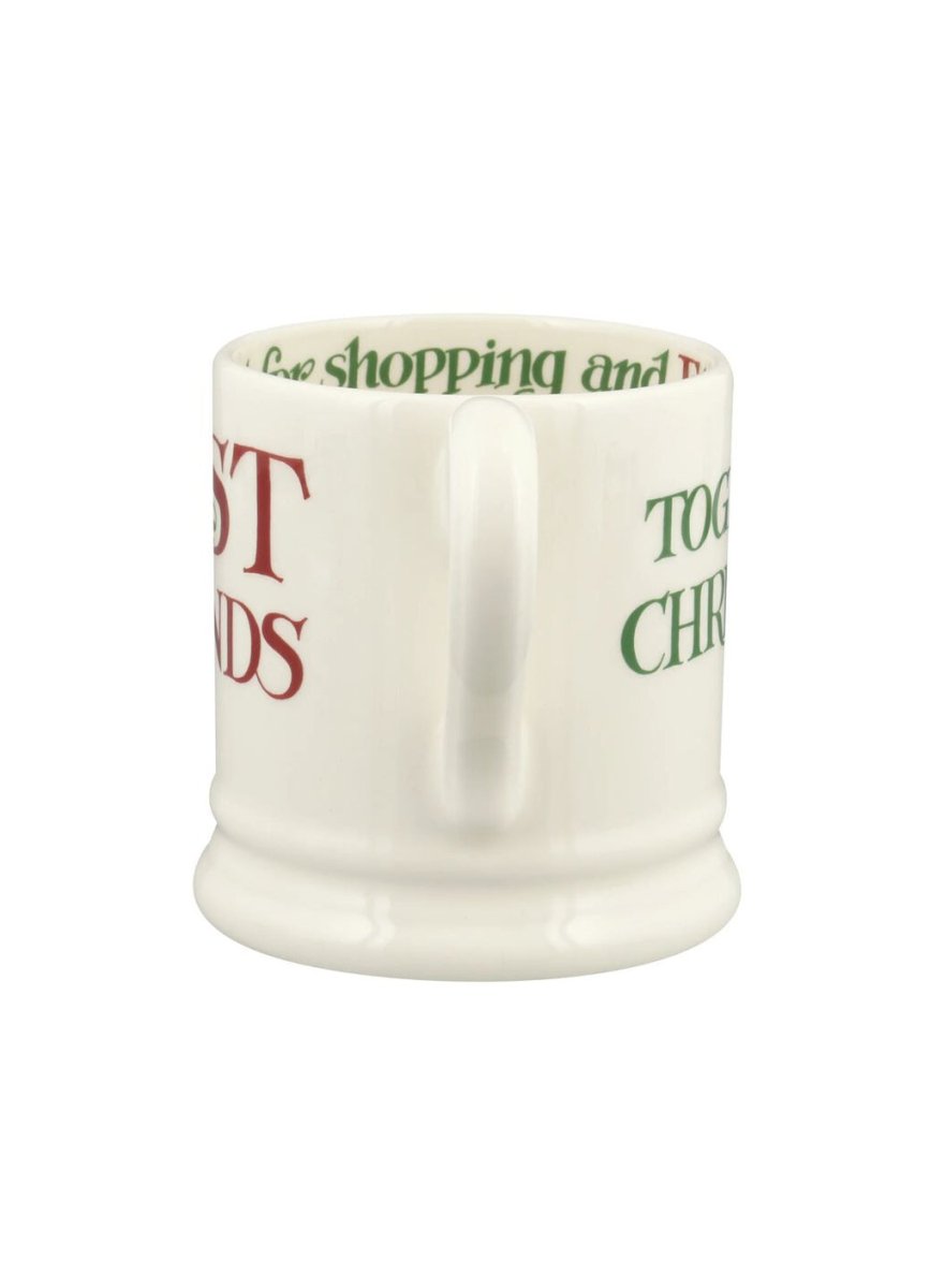 Christmas Toast Best of Friends 1/2 Pint Mug - RUTHERFORD & Co