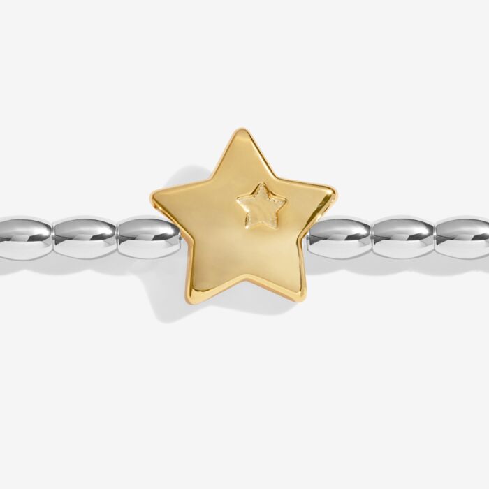 Christmas Wish 'Merry Christmas' Bracelet in Silver and Gold Plating - RUTHERFORD & Co