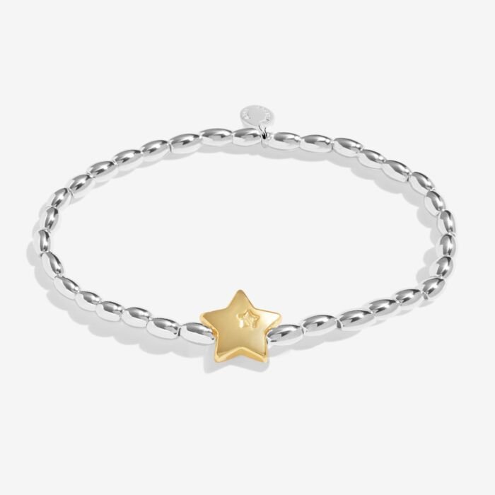 Christmas Wish 'Merry Christmas' Bracelet in Silver and Gold Plating - RUTHERFORD & Co
