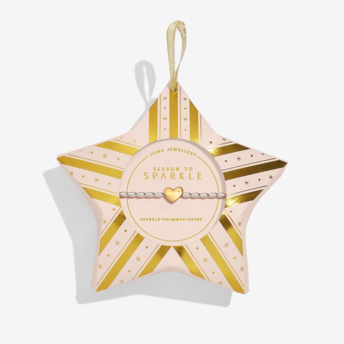 Christmas Wish 'Season To Sparkle' Bracelet in Silver and Gold Plating - RUTHERFORD & Co