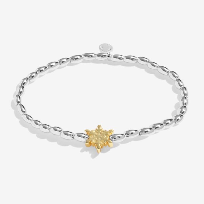 Christmas Wish 'Winter Wishes' Bracelet in Silver and Gold Plating - RUTHERFORD & Co