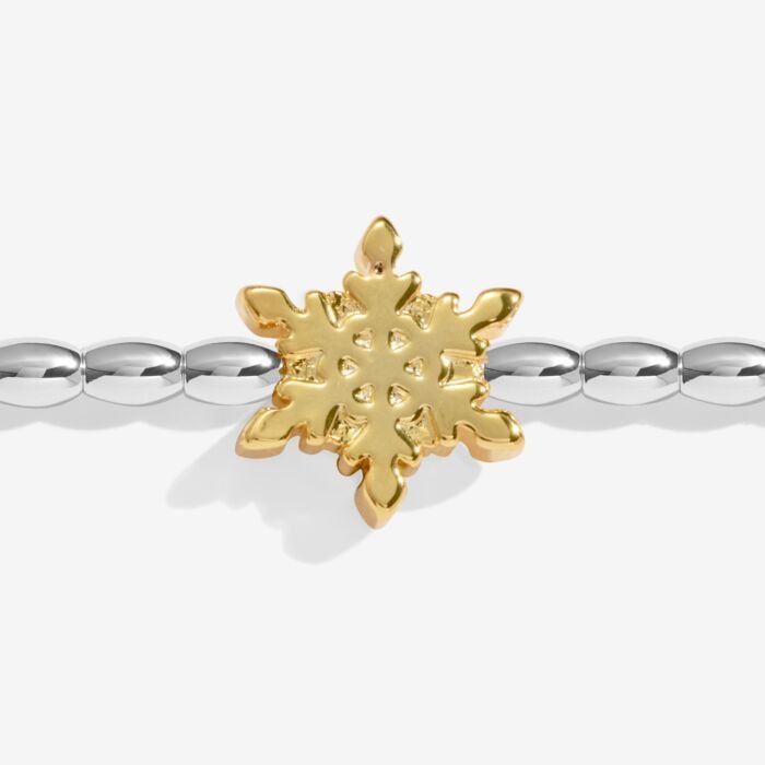 Christmas Wish 'Winter Wishes' Bracelet in Silver and Gold Plating - RUTHERFORD & Co