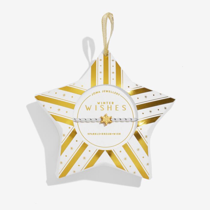 Christmas Wish 'Winter Wishes' Bracelet in Silver and Gold Plating - RUTHERFORD & Co