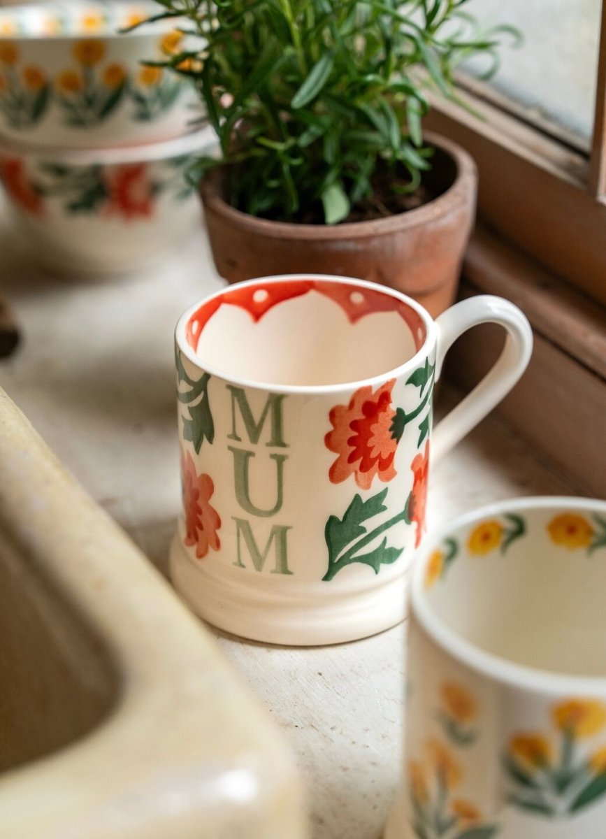 Chrysanthemum Mum 1/2 Pint Mug - RUTHERFORD & Co