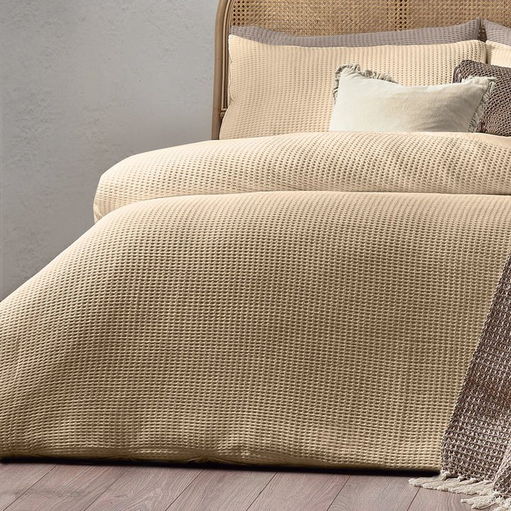 Chunky Waffle Duvet Cover Set - RUTHERFORD & Co