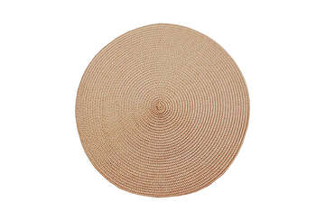 Circular ribbed placemat - spice - RUTHERFORD & Co