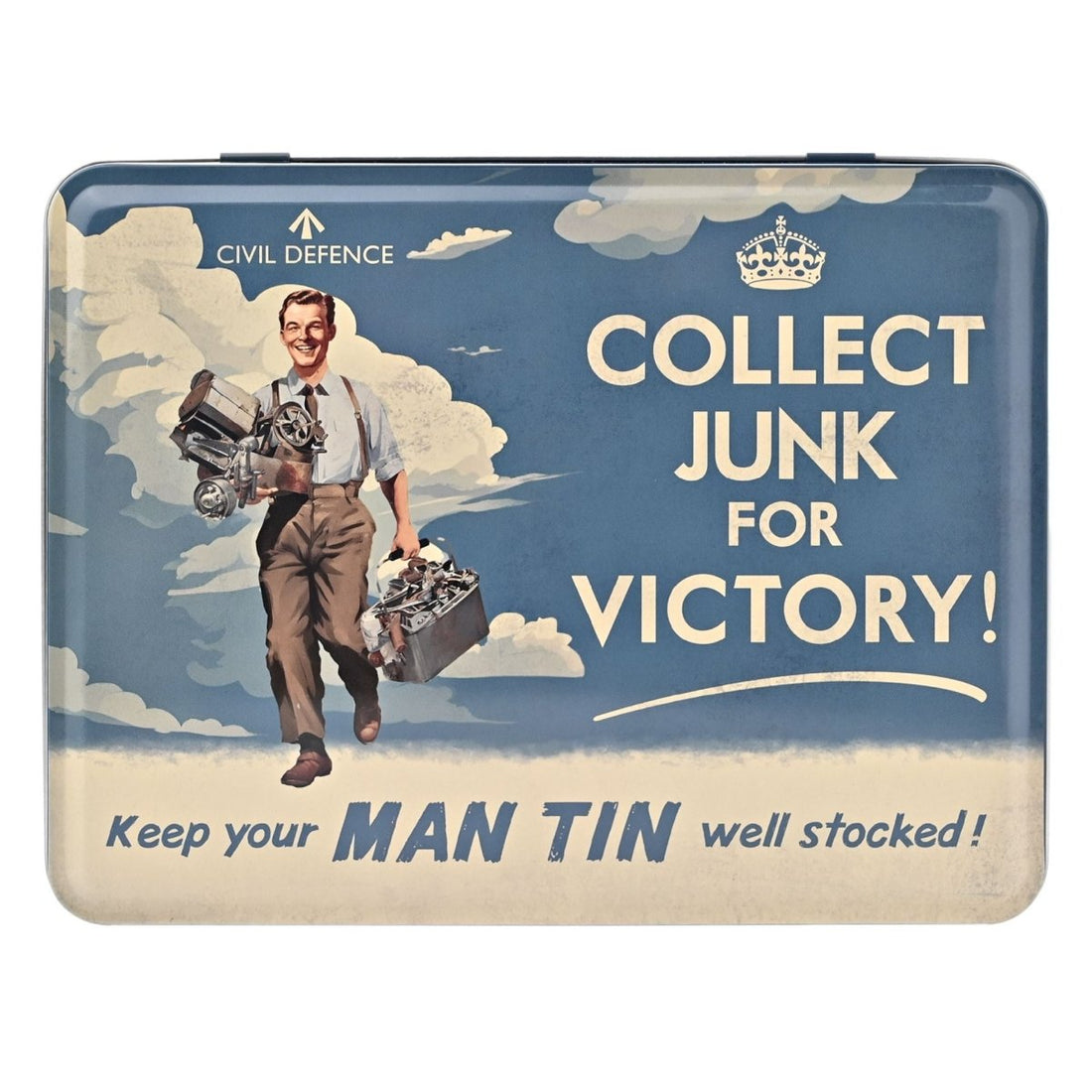 Civil Defence Collect Junk Tin - RUTHERFORD & Co