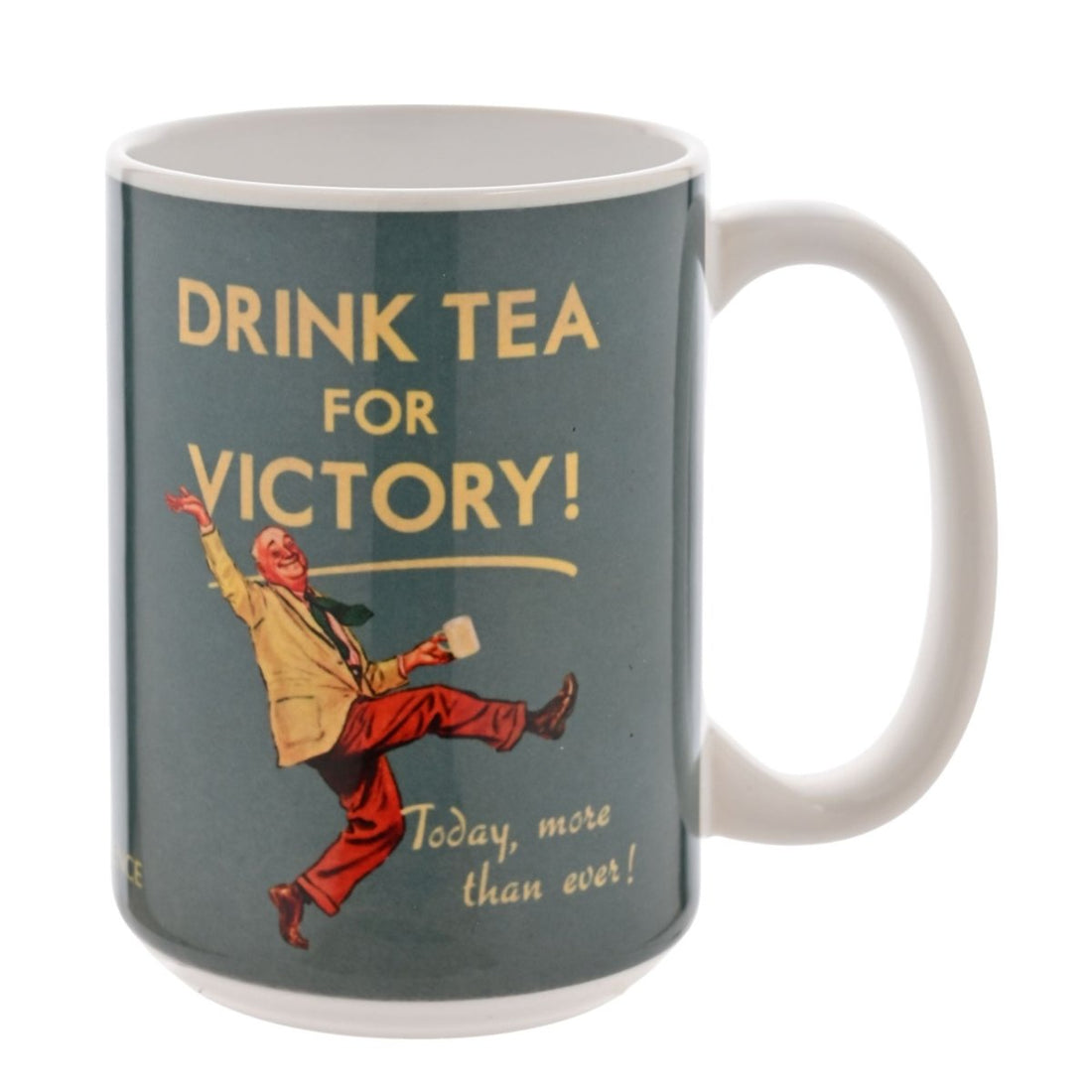 Civil Defence Drink Tea For Victory Mug 15oz - RUTHERFORD & Co