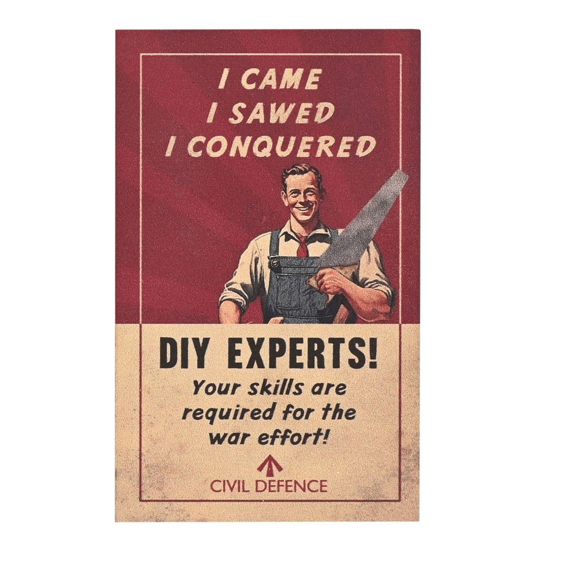 Civil Defence Magnet - DIY Expert - RUTHERFORD & Co