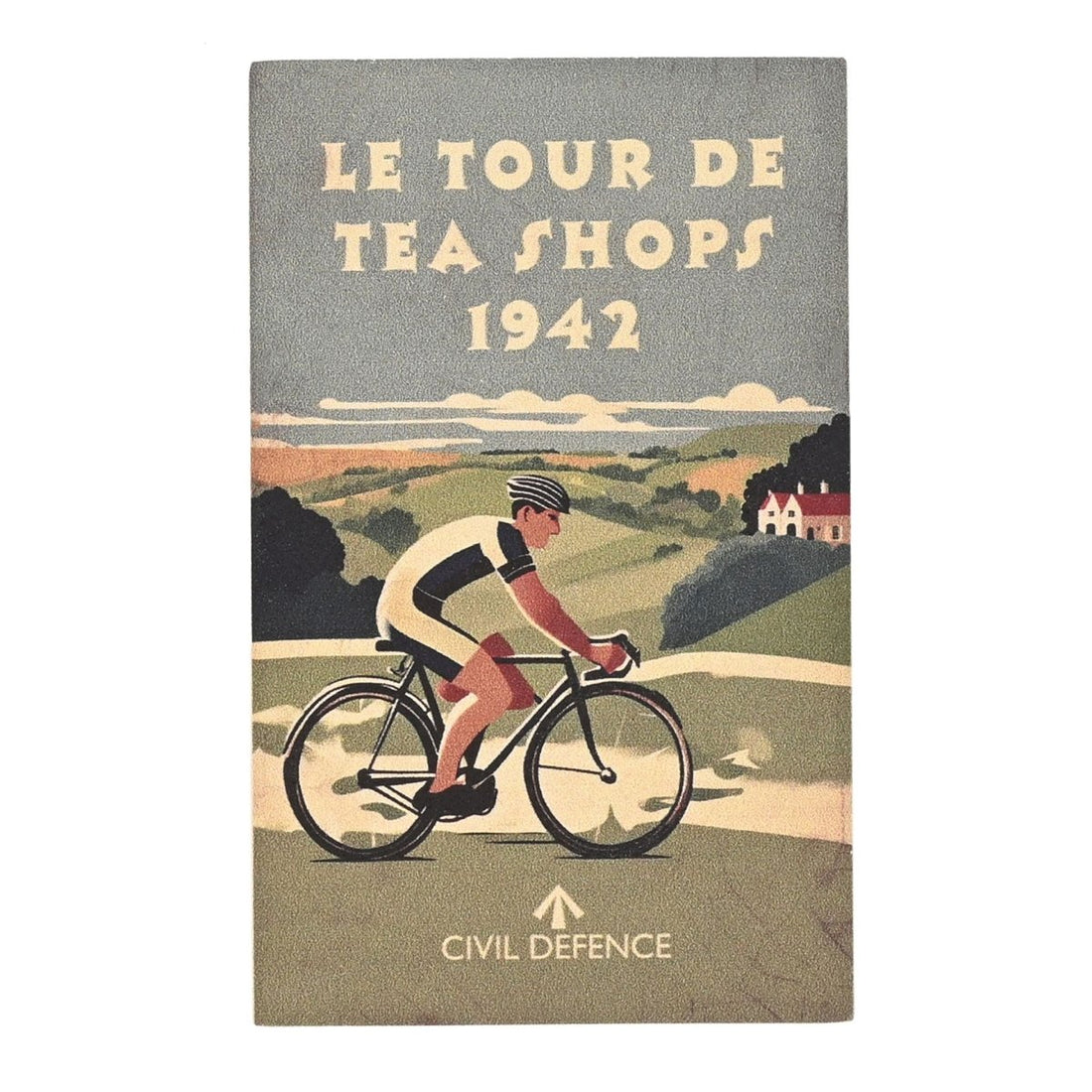 Civil Defence Magnet - Le Tour De Tea Shops - RUTHERFORD & Co