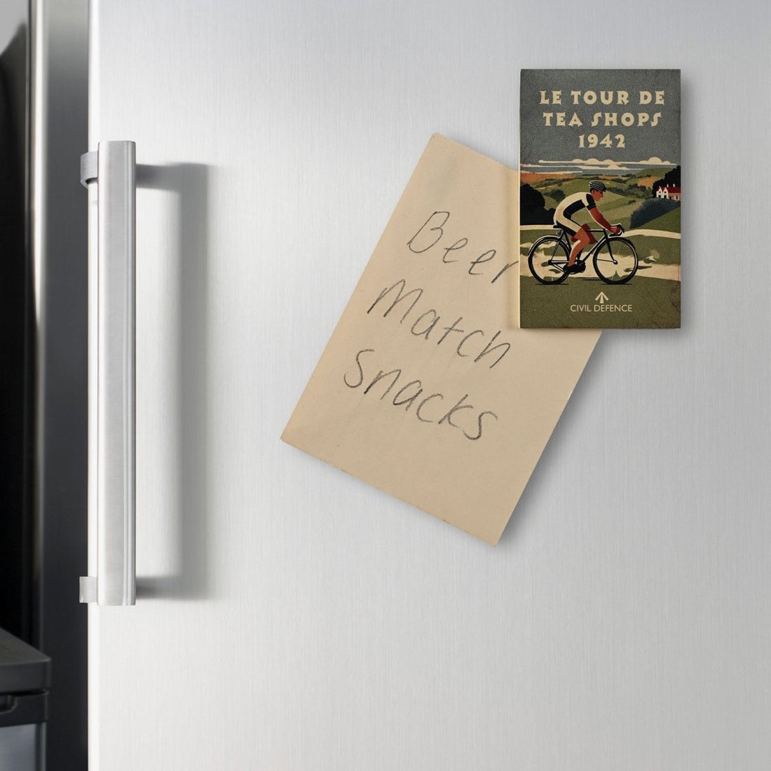 Civil Defence Magnet - Le Tour De Tea Shops - RUTHERFORD & Co