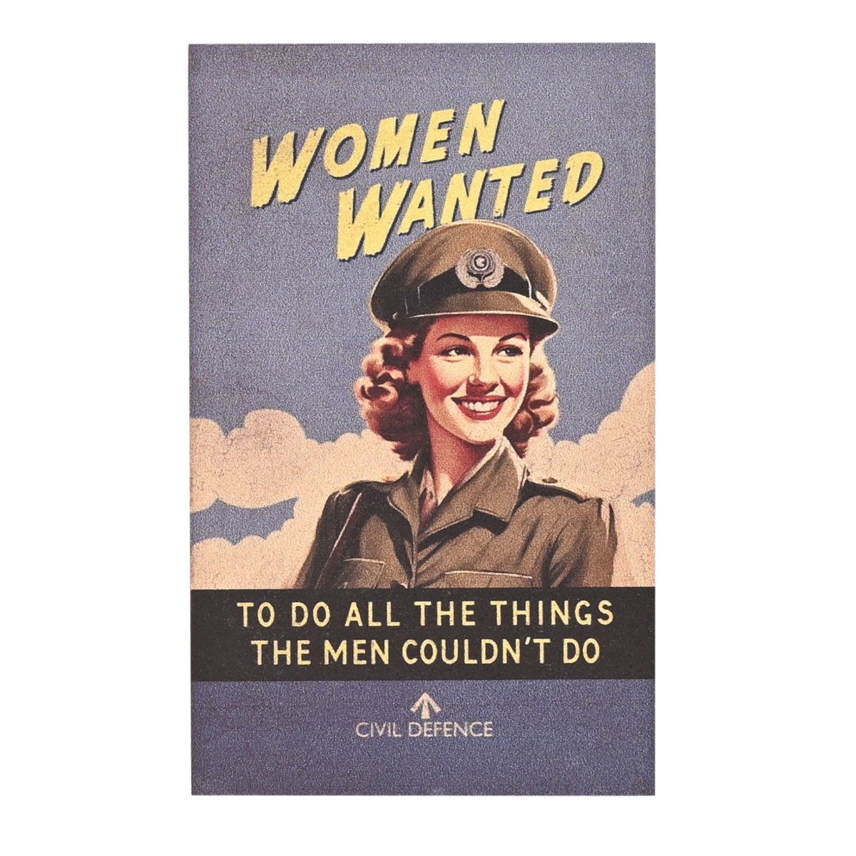 Civil Defence Magnet Women Wanted - RUTHERFORD & Co
