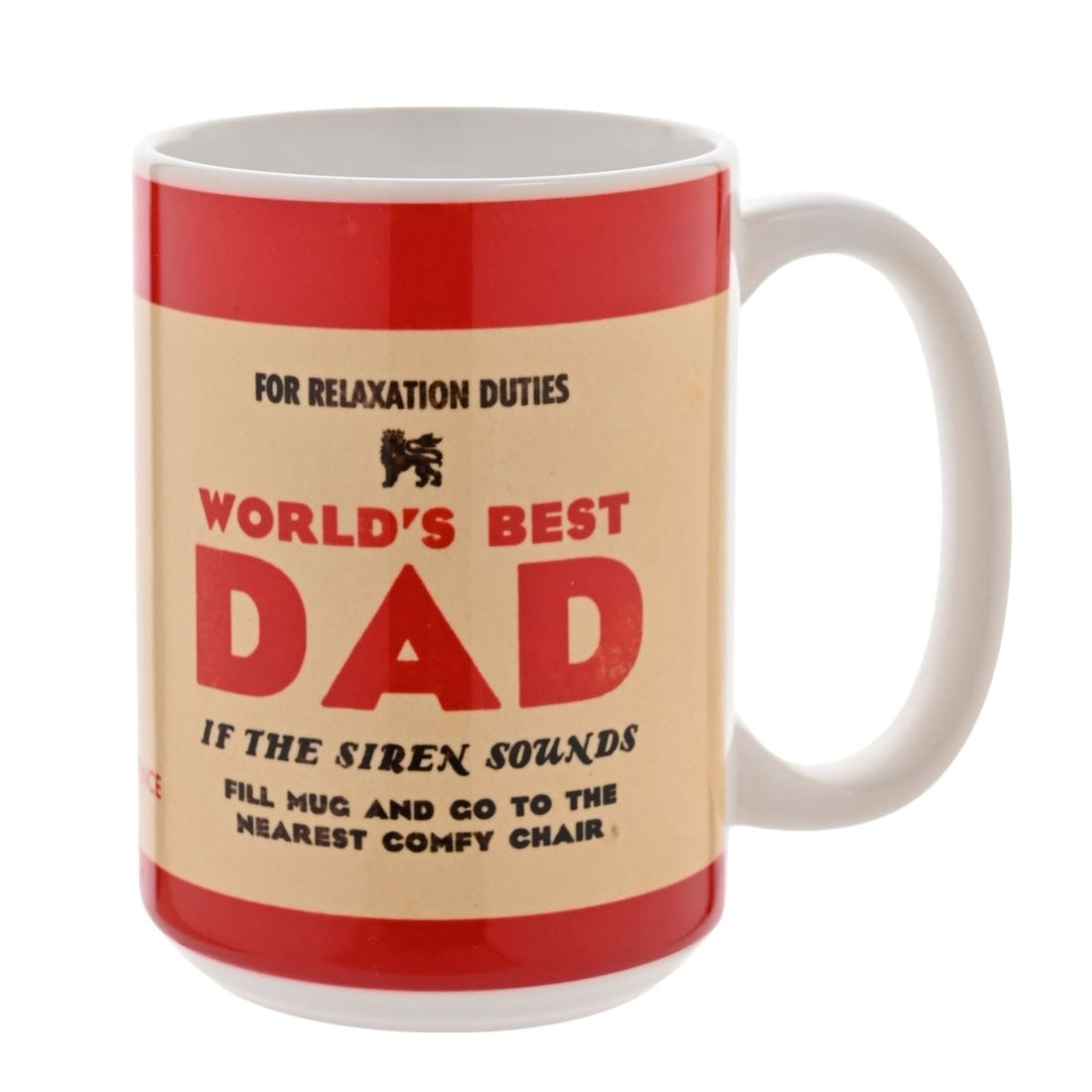 Civil Defence World's Best Dad Mug 15oz - RUTHERFORD & Co