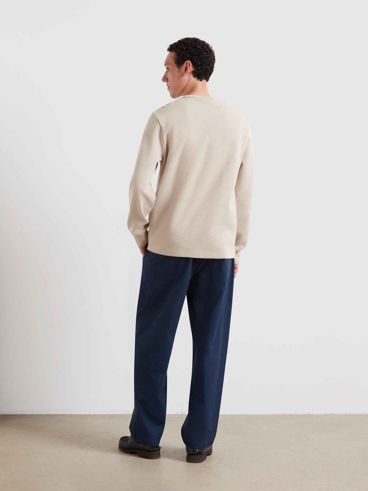 Littrow Long Sleeve Pocket T-Shirt In Putty