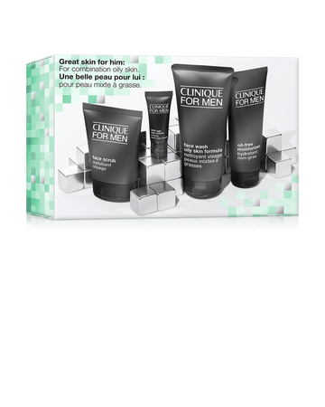 Clinique For Men™ Skincare Gift Set: Oily Skin Types