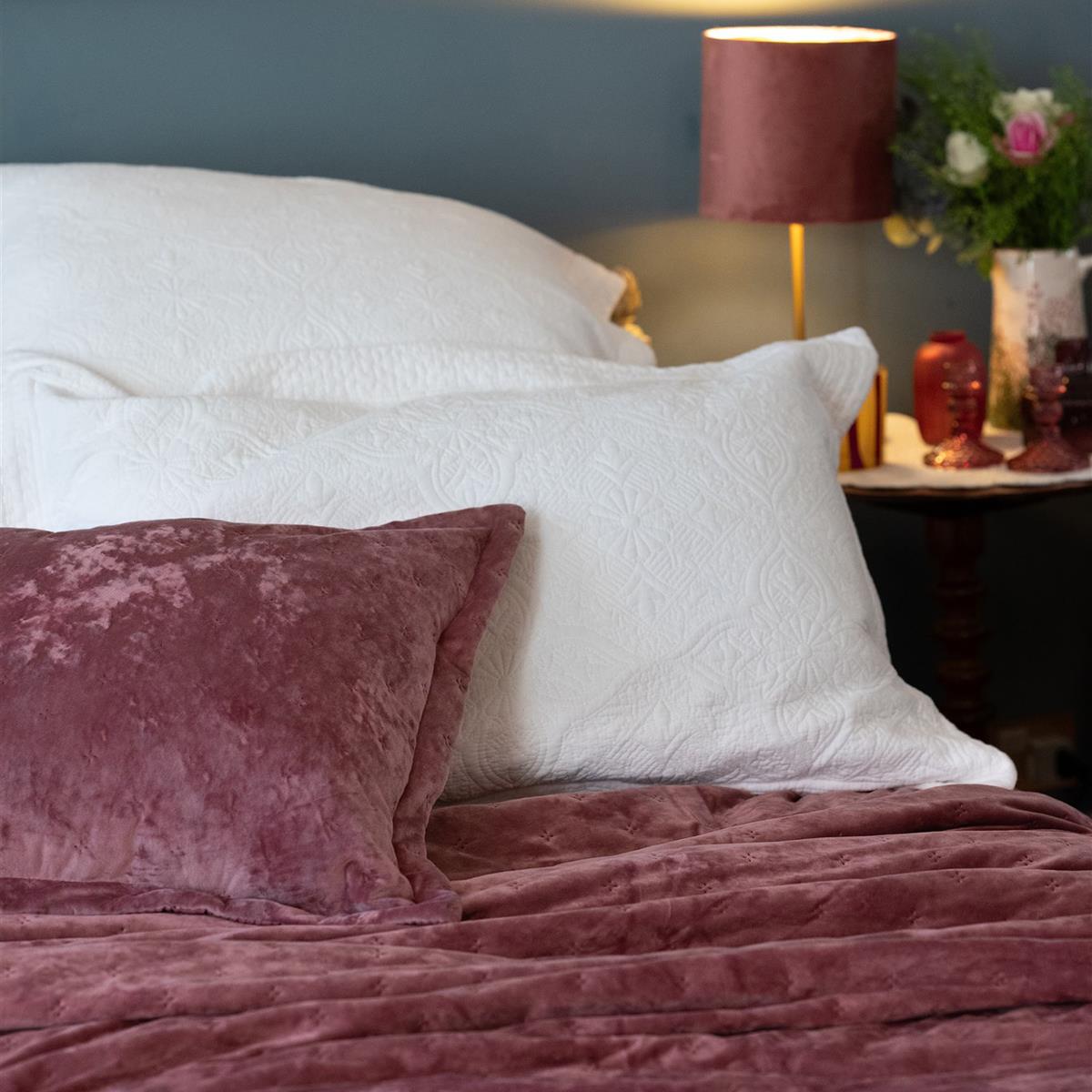 Clara Velvet Bedspread - RUTHERFORD & Co