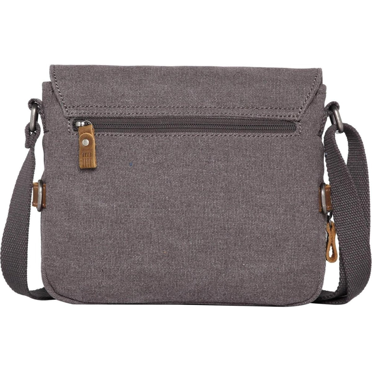 CLASSIC CANVAS ACROSS BODY BAG TRAVEL BAG - BLACK - RUTHERFORD & Co