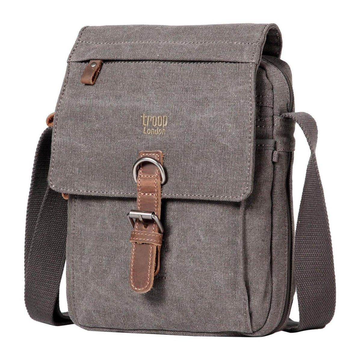 CLASSIC CANVAS ACROSS BODY BAG - TRP0211 - BLACK - RUTHERFORD & Co