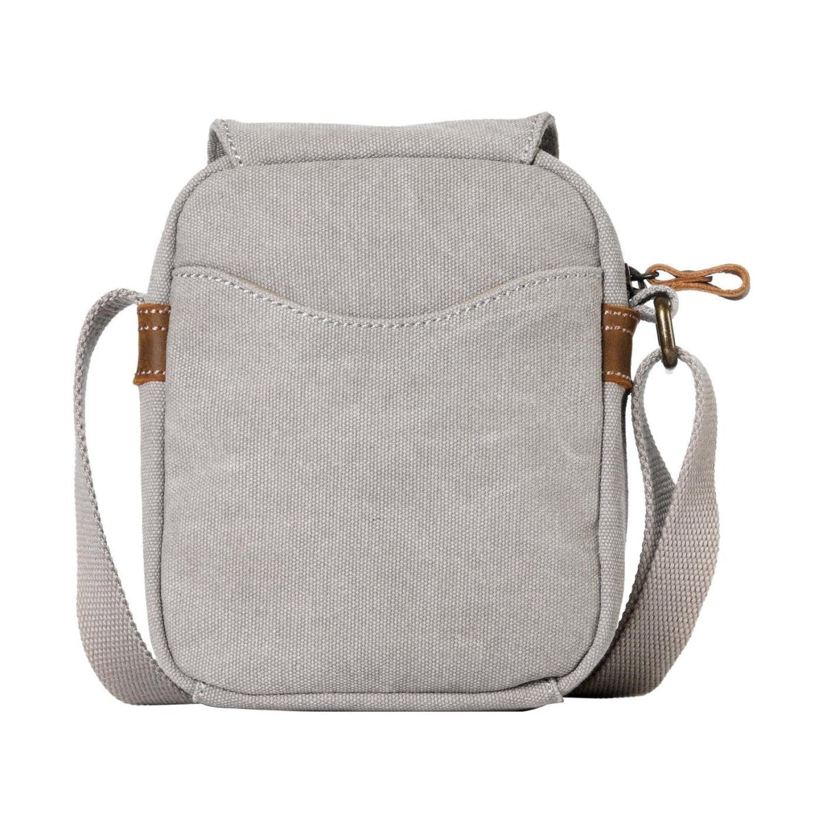 CLASSIC CANVAS ACROSS BODY BAG - TRP0213 - GREY - RUTHERFORD & Co