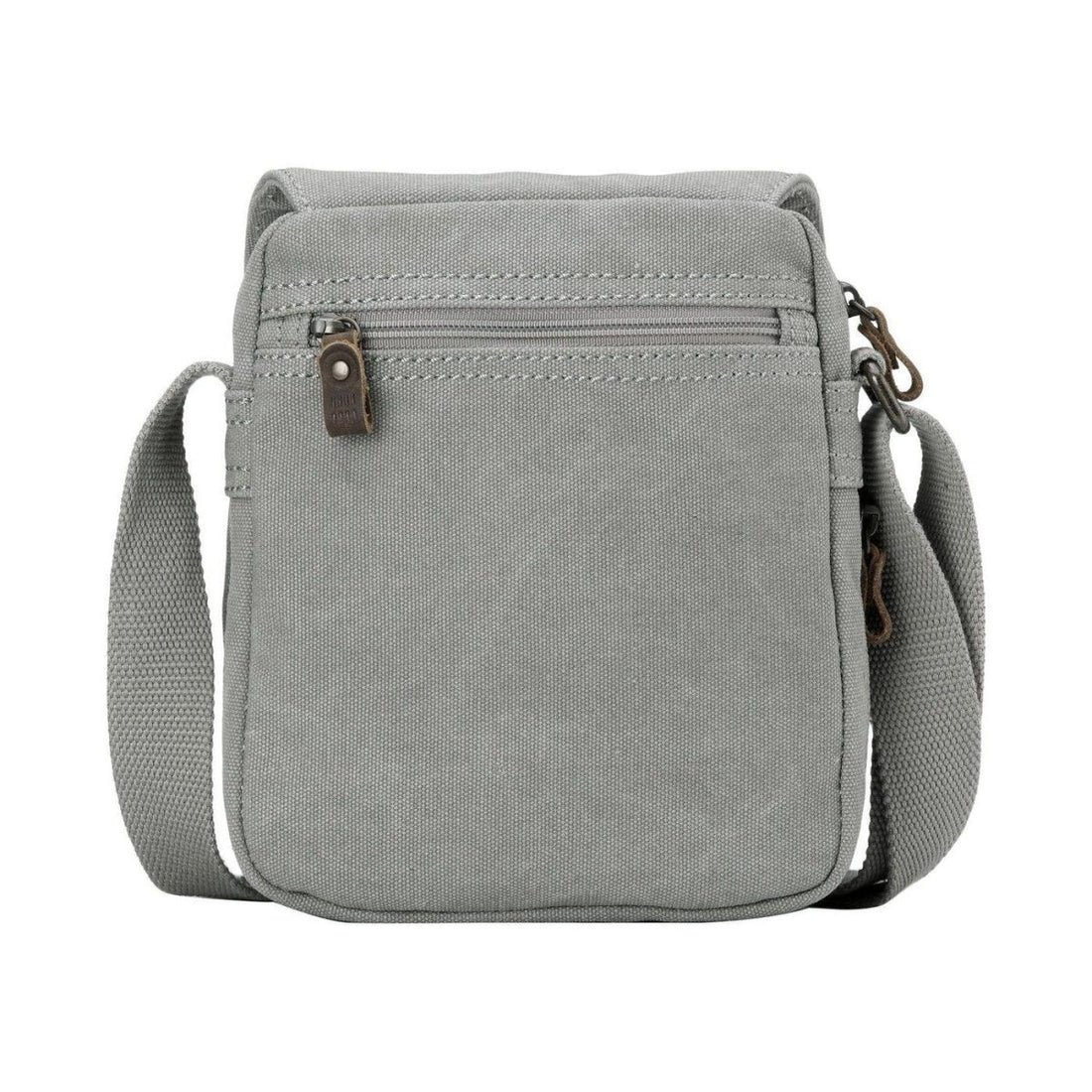CLASSIC CANVAS ACROSS BODY BAG - TRP0239 - ASH GREY - RUTHERFORD & Co