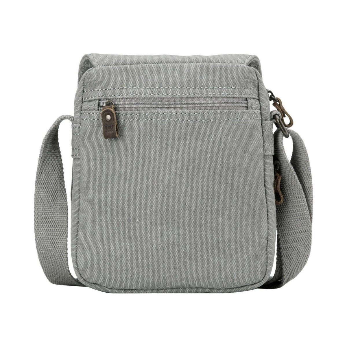 CLASSIC CANVAS ACROSS BODY BAG - TRP0239 - ASH GREY - RUTHERFORD & Co