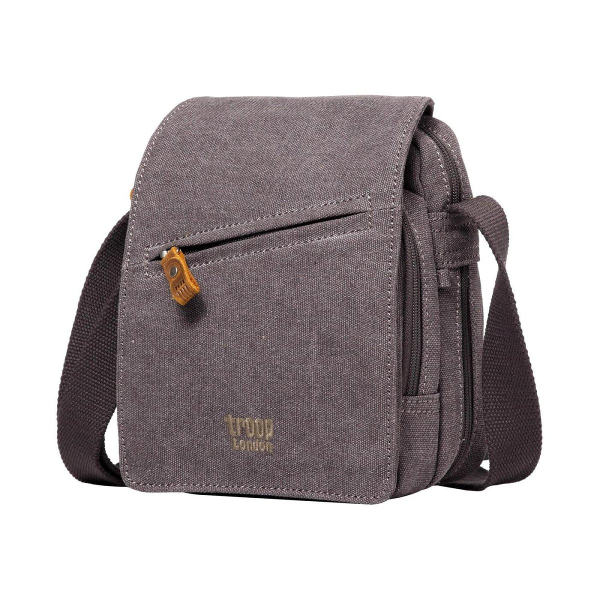 CLASSIC CANVAS ACROSS BODY BAG - TRP0239 - BLACK - RUTHERFORD & Co