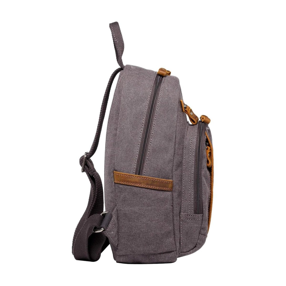 CLASSIC CANVAS BACKPACK - TRP0255 - BLACK - RUTHERFORD & Co