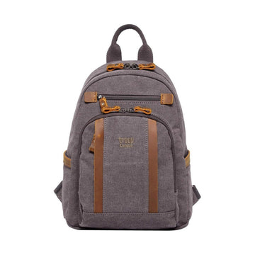 CLASSIC CANVAS BACKPACK - TRP0255 - BLACK - RUTHERFORD & Co