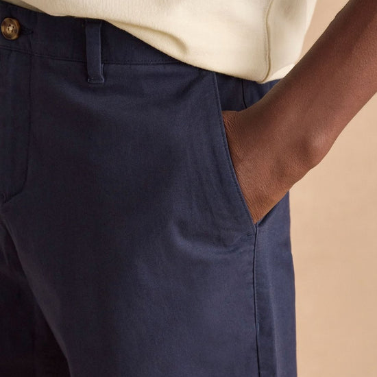 Classic Fit Navy Chino Shorts - RUTHERFORD & Co