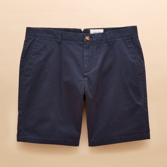 Classic Fit Navy Chino Shorts - RUTHERFORD & Co