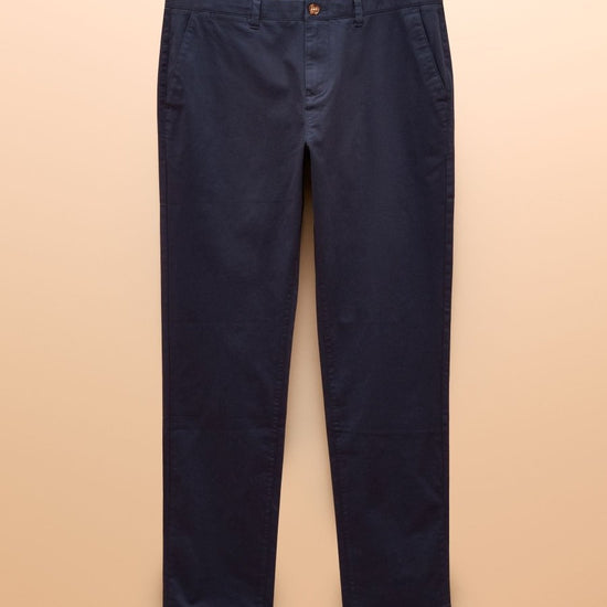 Classic Fit Navy Chino Trousers - RUTHERFORD & Co