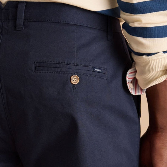 Classic Fit Navy Chino Trousers - RUTHERFORD & Co