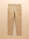Classic Fit Tan Chino Trousers - RUTHERFORD & Co