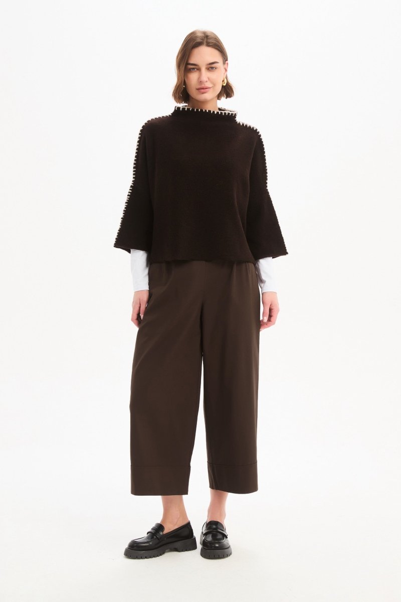 Classic Trouser Chocolate - RUTHERFORD & Co