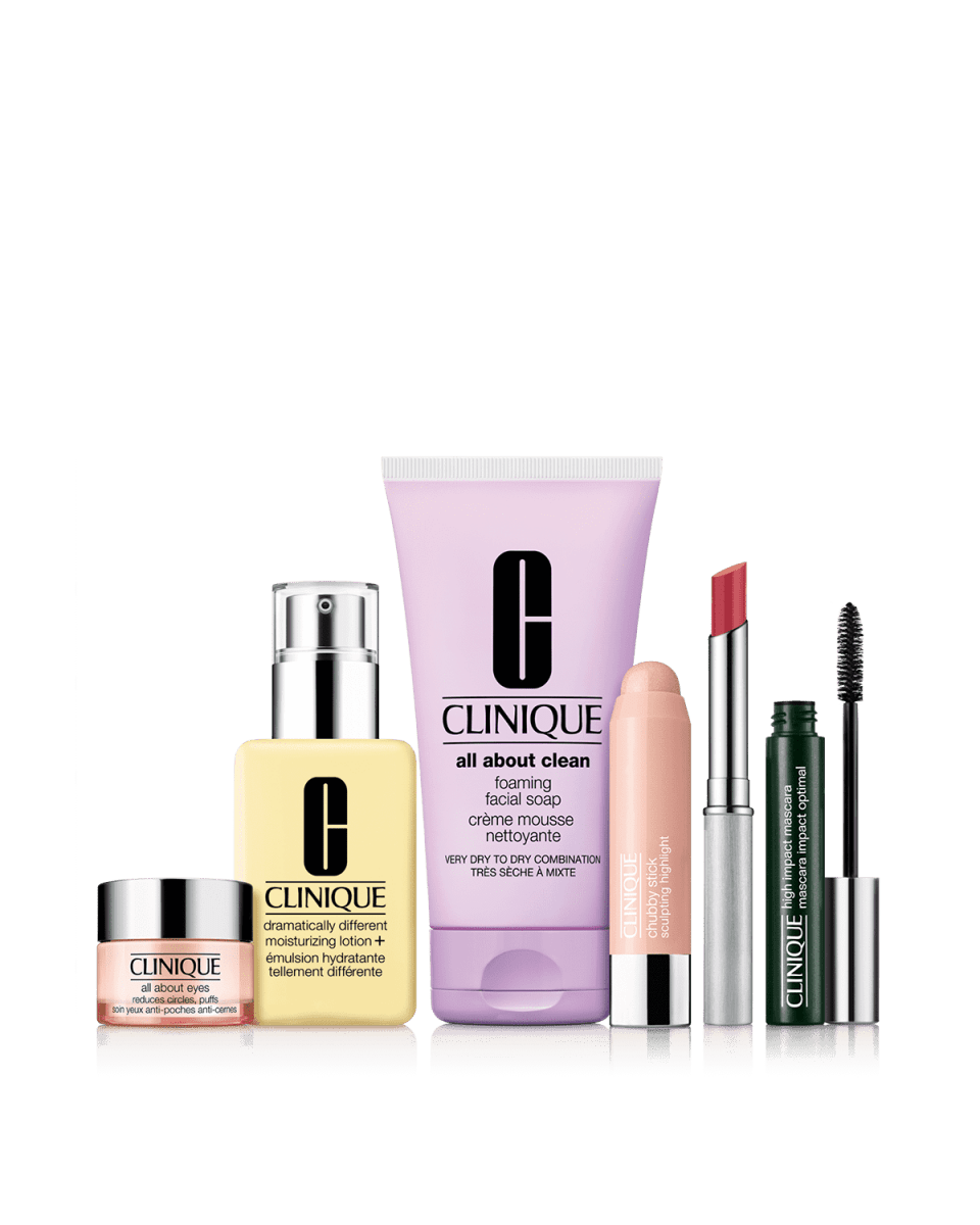 Clinique Fan Favourites: Skincare & Makeup Gift Set - RUTHERFORD & Co