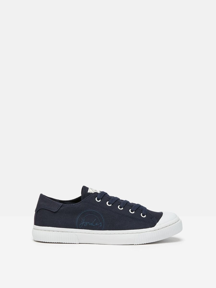 Coast Navy Canvas Pumps - RUTHERFORD & Co