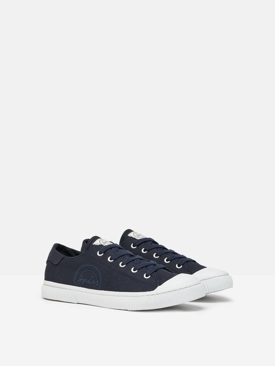 Coast Navy Canvas Pumps - RUTHERFORD & Co