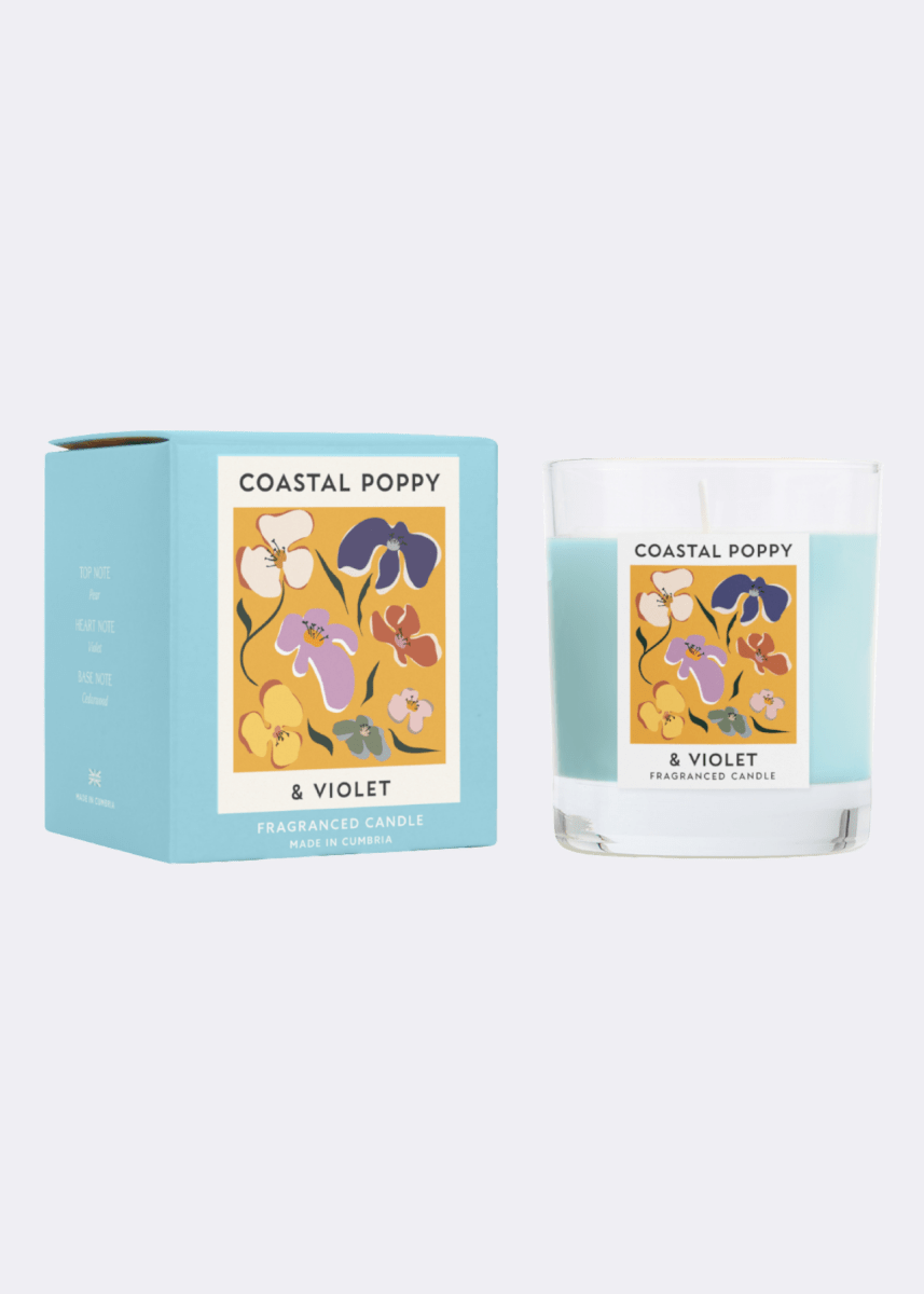 Coastal poppy candle - RUTHERFORD & Co