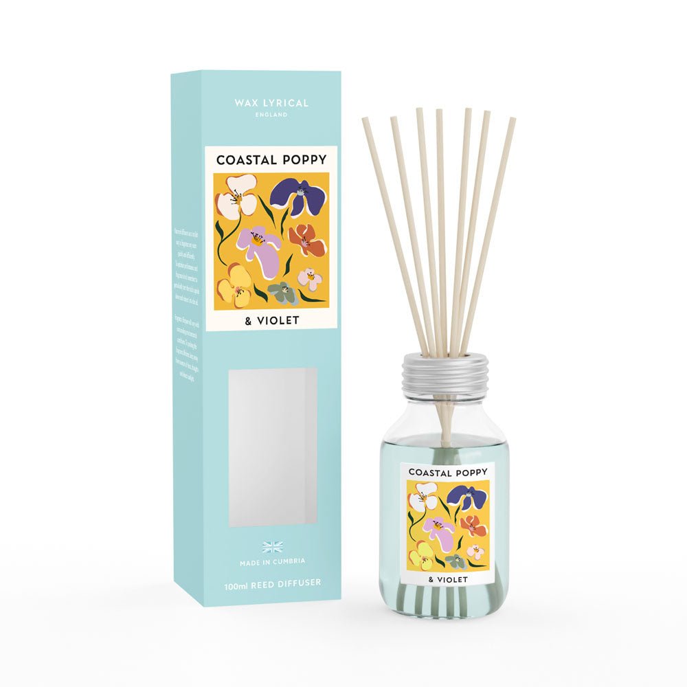 Coastal Poppy Reed Diffuser 100ml - RUTHERFORD & Co