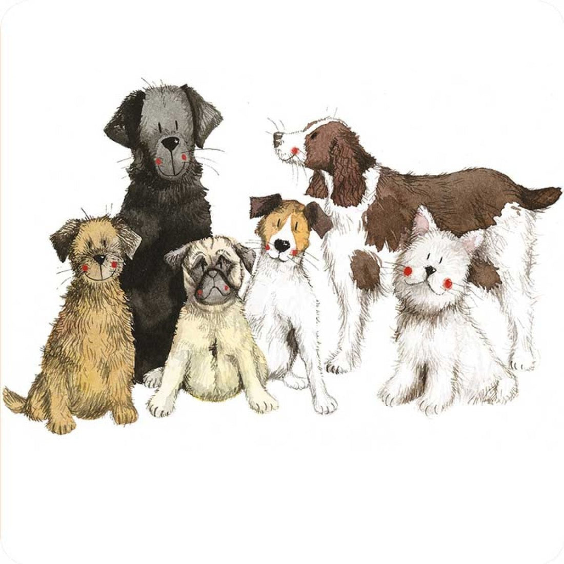 Coaster/Dogs Together - RUTHERFORD & Co